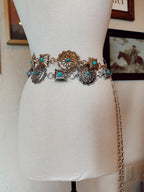 The Stevie Concho Belt in Silver