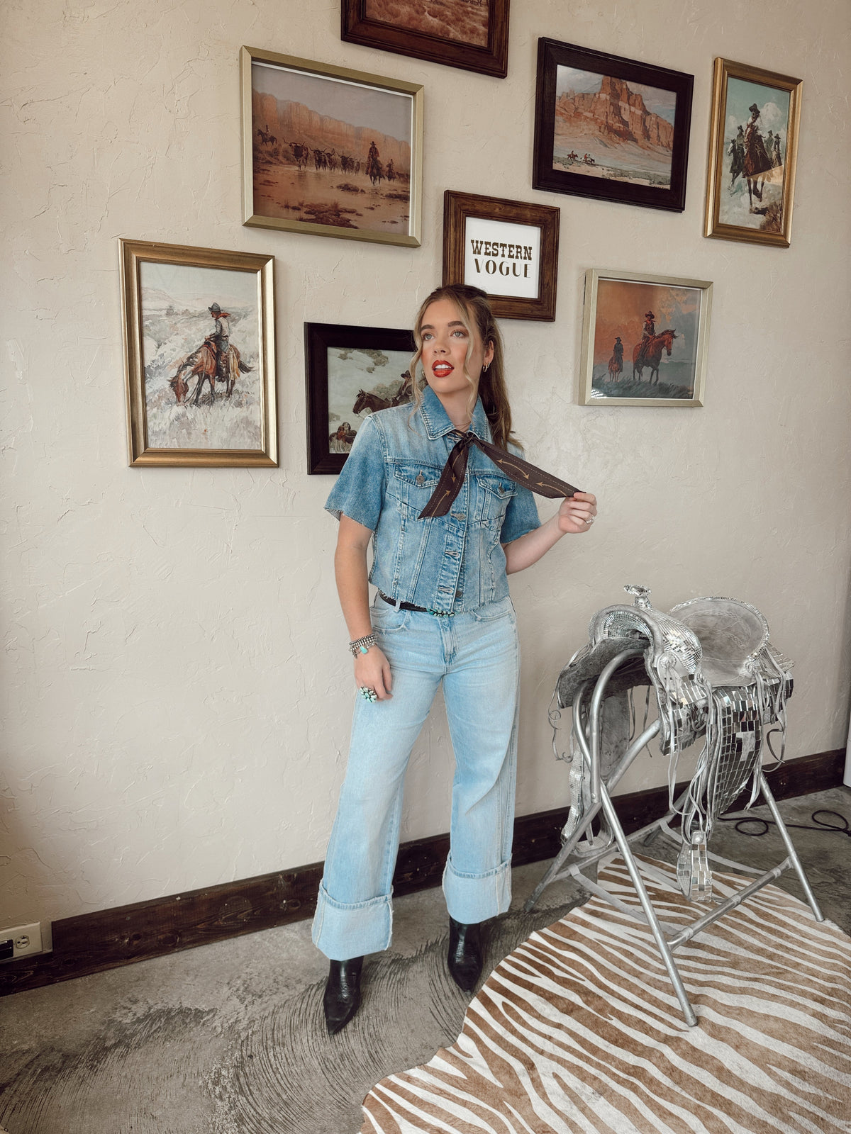The Fiona Jeans in Light Wash