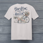Thriftin' Through the Holler T-Shirt | Women's Super Soft Ring Spun Cotton Vintage Thrifting Graphic Tee