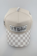TRR - Cotton Structured Hat  -  SNAP BACK - COWGIRLS DO IT BETTER