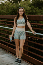 Checkered Gym Set