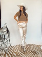 The Bray Top in Mocha