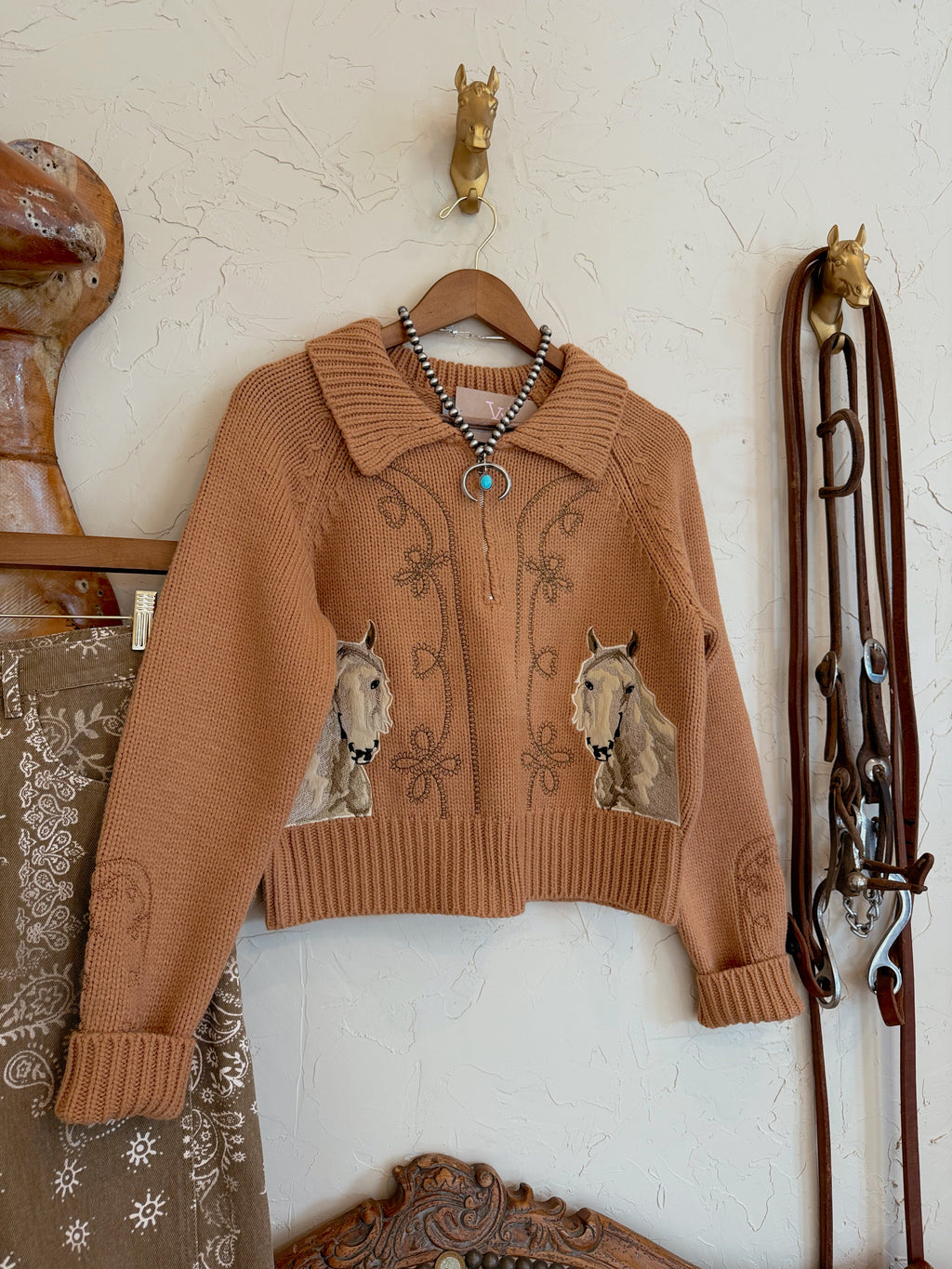 The Palomino Embroidered Sweater
