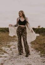 Whimsy + Lace Kimono - Natural