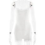 Women Clothing Lace Lace Spaghetti Strap Backless Slim Fit Sexy Yoga Sports Jumpsuit