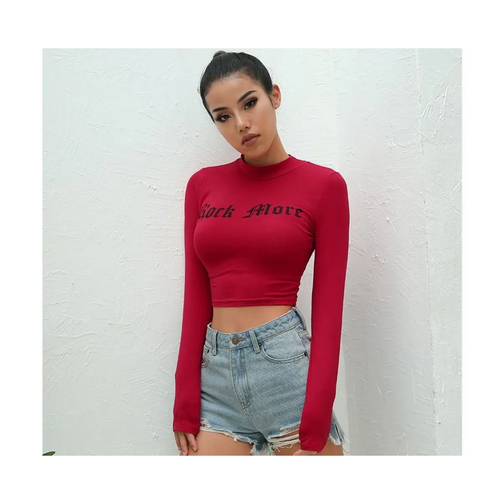 Rock More Crop Top