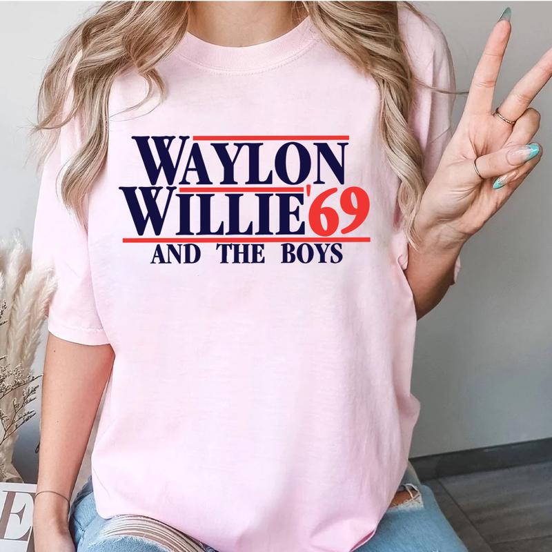 Vintage Country Music-Inspired T-Shirt – ’69 and the Boys Graphic Western Shirt, Retro Unisex Tee