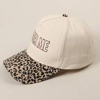 "Beer Me" Embroidered Trucker Hat — Leopard or Camo with Adjustable Strap & Breathable Mesh