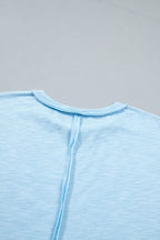 Mist Blue Western Mallard Oversized Tee
