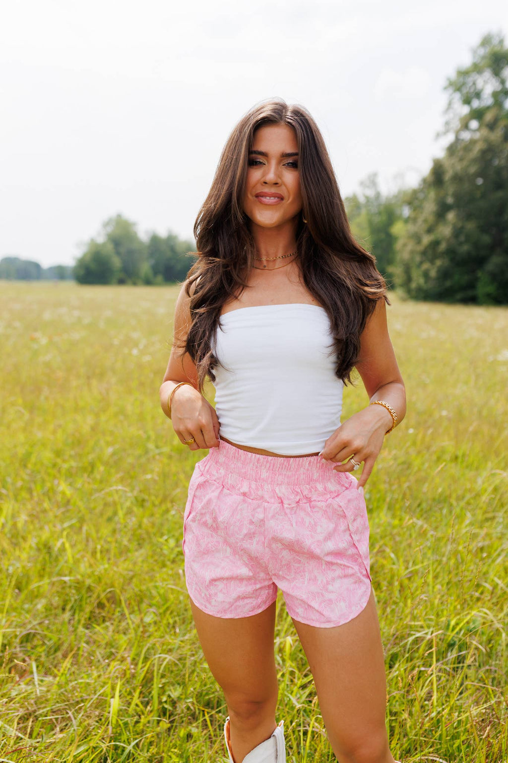 Pink Camo Shorts