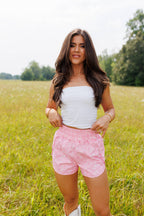 Pink Camo Shorts