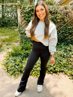 Fallon Flare Bottom Suck & Tuck Leggings