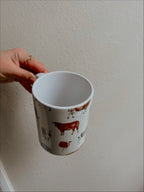 CREAM COW MUG
