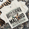 Rusty Feather Outfitters Mallard Brand Tee - Preorder