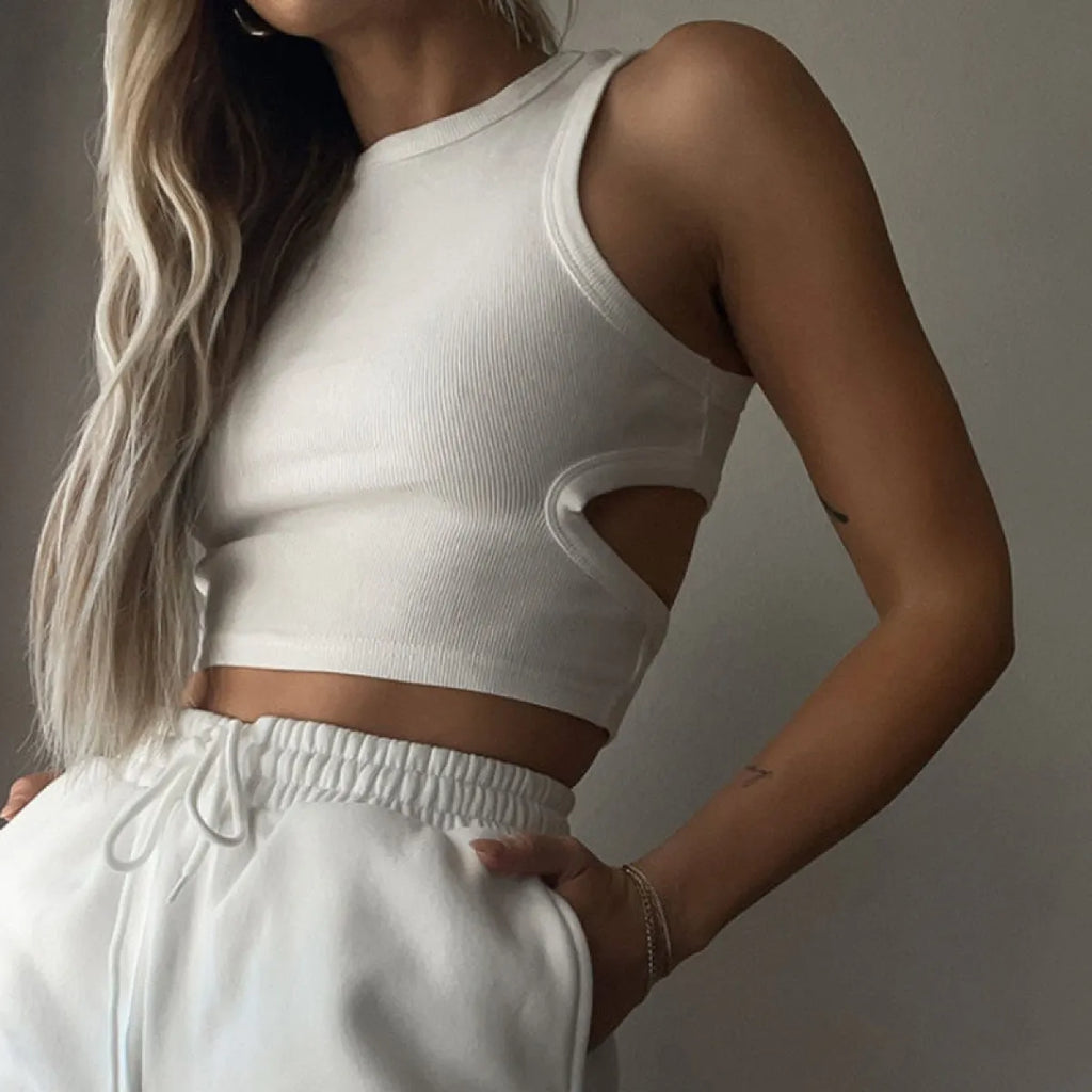 Casual Tank Crop Tops
